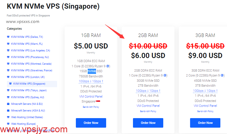 ExtraVM新加坡VPS首月六折