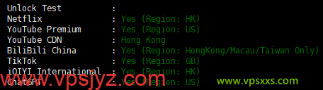 SpikeTel香港vps Tiktok解锁能力测试