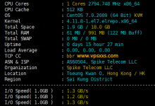 SpikeTel香港vps测评:原生IP解锁英国Tiktok和香港Netflix,看视频17万+速度,移动联通用户必抢!_vps加油站