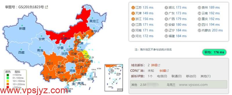 Terranode美国洛杉矶VPS国内ping