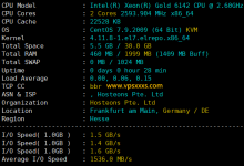 hosteons德国VPS测评：三网往返单向直连，硬件性能好，适合联通移动用户_vps加油站
