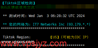 搬瓦工美国洛杉矶DC3 CN2机房VPS TikTok解锁能力测试