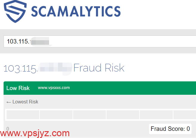 IPRaft台湾原生IP VPS scamalytics IP风险监测