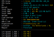 Friendhosting荷兰VPS测评:三网往返直连(移动回程绕美),联通往返AS4837更适合联通用户_vps加油站