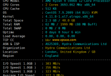 DigiRDP英国伦敦VPS测评：双ISP原生IP是意外之喜，三网往返直连看视频7万+速度_vps加油站