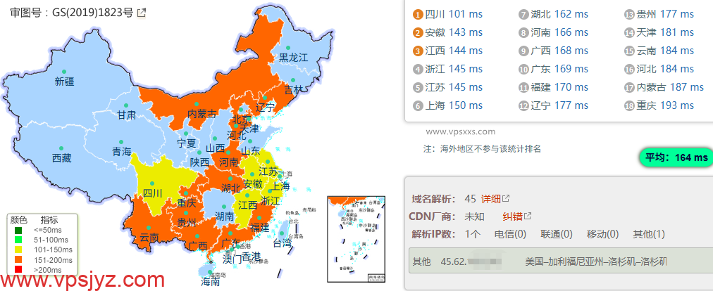 搬瓦工美国弗里蒙特MINICHICKEN VPS国内ping
