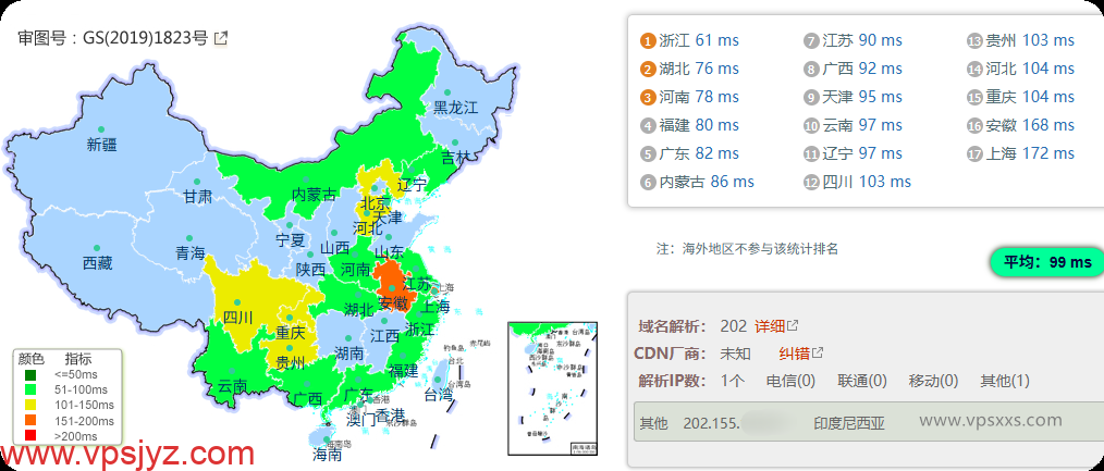 OrangeVPS香港Equinix VPS内地ping