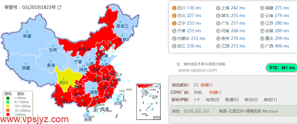 RackNerd爱尔兰VPS国内ping