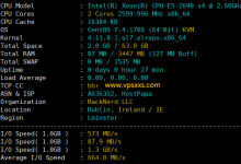RackNerd爱尔兰VPS测评:爱尔兰原生IP,到英国延迟低于10ms,看视频6万+速度_vps加油站