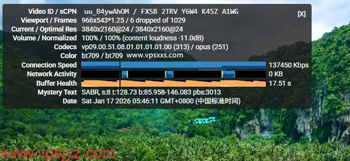 Jtti香港轻量云服务器看youtube