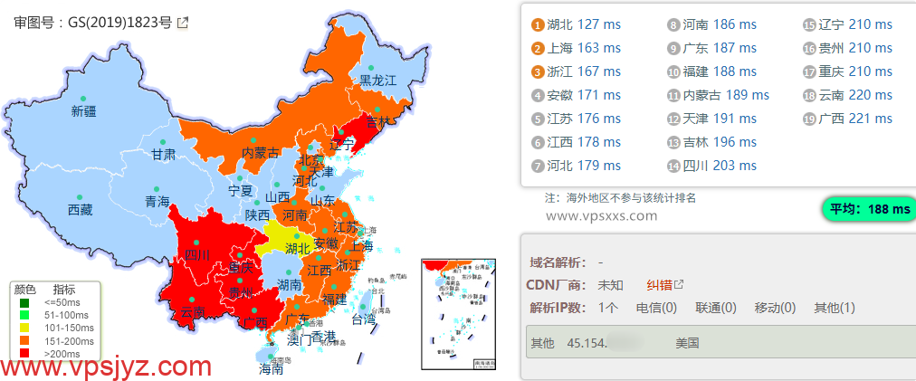 Tudcloud美国西雅图VPS国内ping