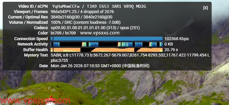 荫云英国双ISP VPS看youtube