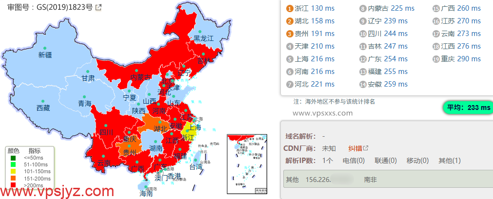 AkileCloud德国BGP VPS国内ping