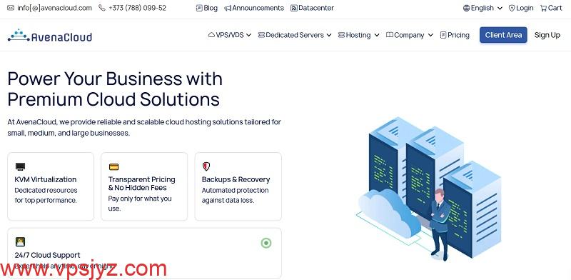 AvenaCloud摩尔多瓦抗投诉KVM VPS：3.5欧元/月，特价优惠10%，不限流量/DDoS 防护/每日自动备份/可选Windows_vps加油站