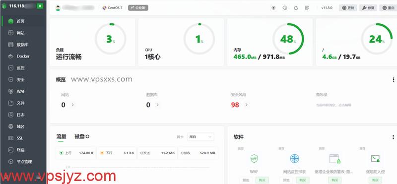 TotHost越南胡志明市VPS安装宝塔建站面板