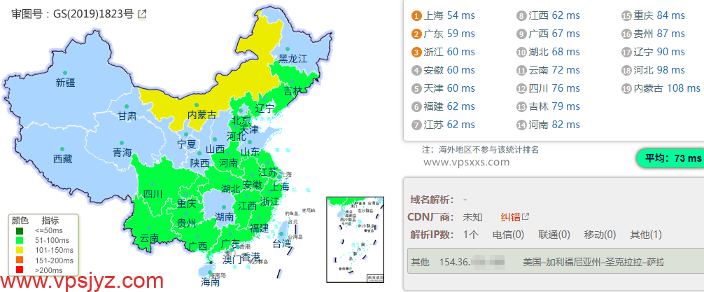 vmiss日本东京三网优化VPS国内ping
