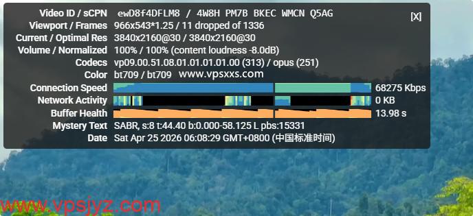 NovixLink美国GTT VPS看youtube