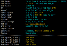 RAKsmart美国西雅图国际BGP VPS测评:上传下载跑满带宽,美国原生IP看视频8万+速度,三网往返直连_vps加油站