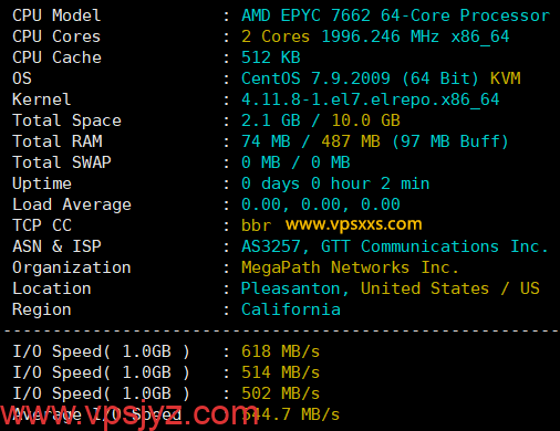 WePC美国洛杉矶GTT-NTT家宽直播VPS硬件测试