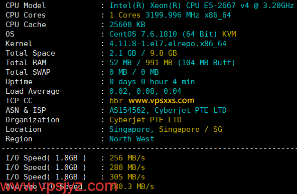 丽萨主机新加坡VPS硬件测试