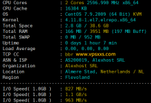 AlexHost荷兰VPS测评:无限流量看视频9万+速度,三网回程直连适合搭建抗投诉网站,可选Windows10等视窗系统_vps加油站
