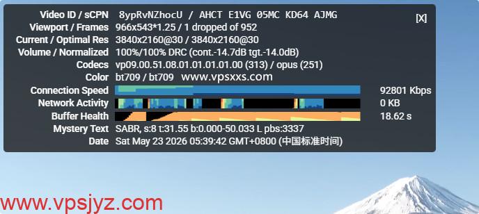 IPRaft美国洛杉矶NTT双ISP VPS看youtube