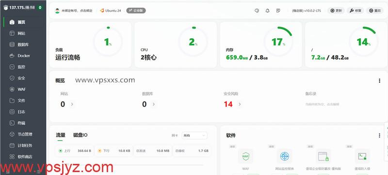 RAKsmart美国硅谷国际BGP VPS安装宝塔建站面板