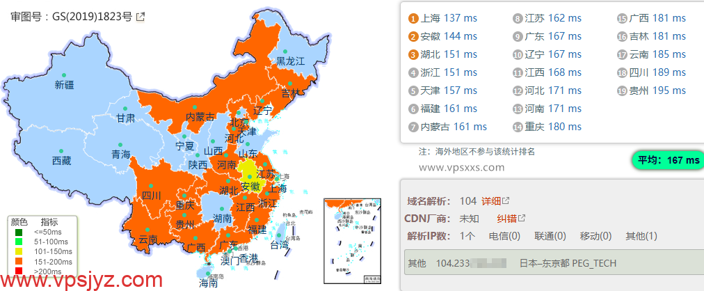 RAKsmart美国硅谷精品CN2 VPS国内ping
