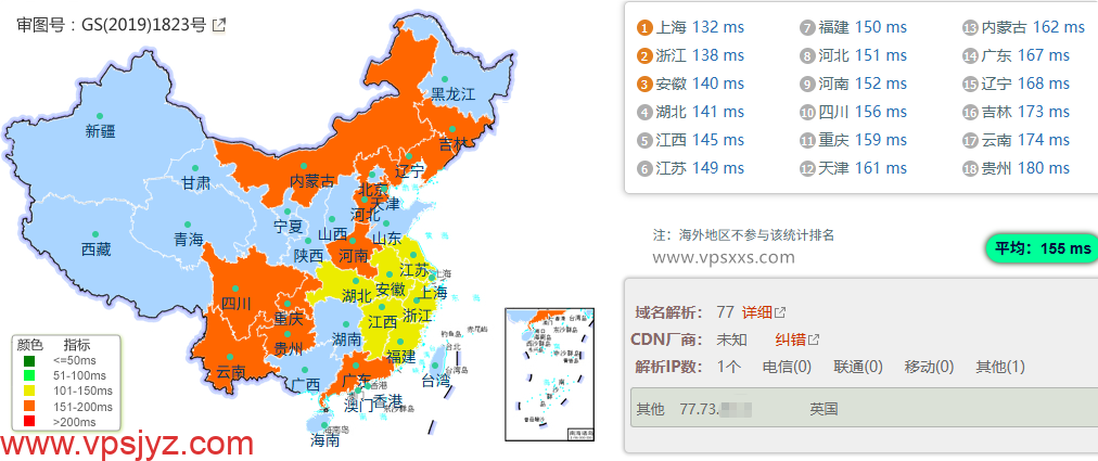 DediOne美国洛杉矶CN2 VPS国内ping