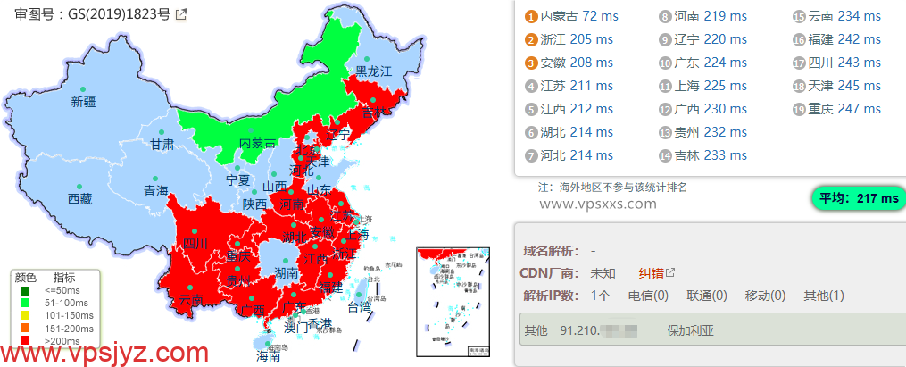 Friendhosting美国迈阿密VPS国内ping