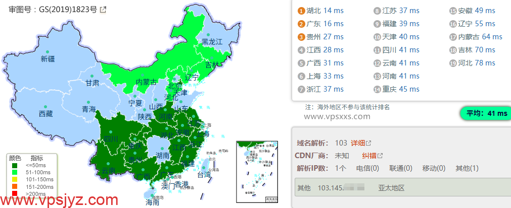 VPS.CAT香港三网直连VPS国内ping