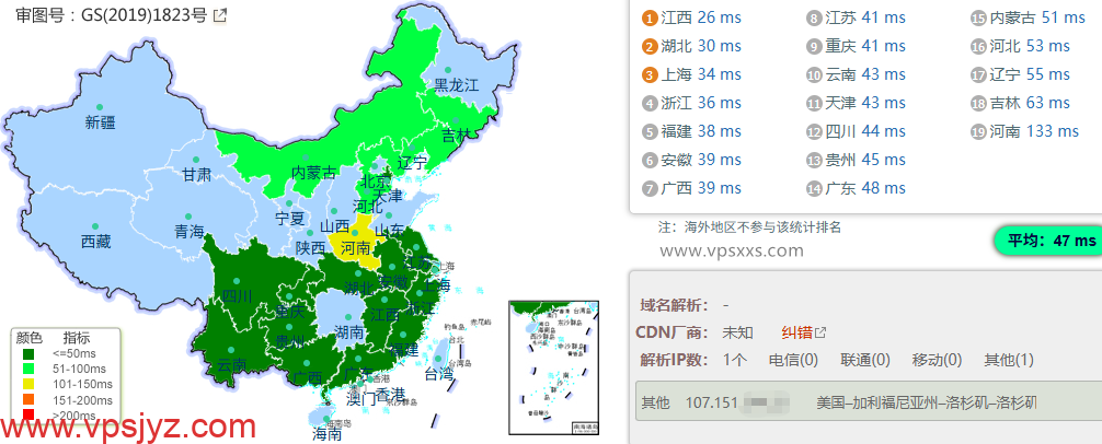 云途香港优化TKO VPS到内地的延迟速度测试
