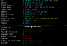 HHost日本VPS测评:看视频33万+速度,三网往返直连延迟低,多跑到900M带宽,部分平台判定日本单ISP家庭带宽IP_vps加油站
