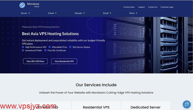 Mondoze马来西亚原生IP VPS