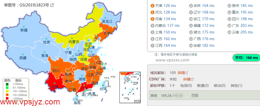 ZgoCloud德国AMD VPS到国内的延迟速度测试