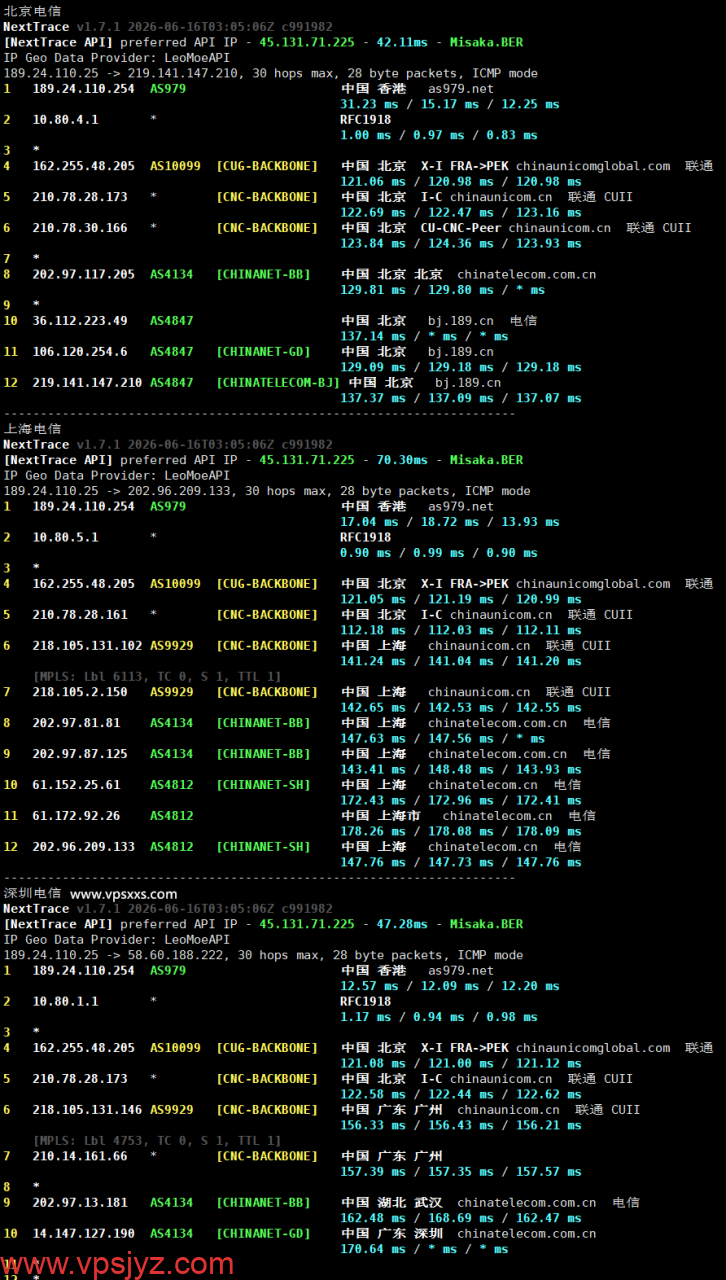 ZgoCloud德国AMD VPS电信回程路由
