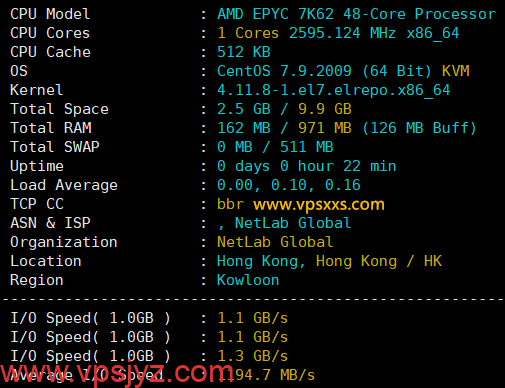 ZgoCloud德国AMD VPS硬件测试