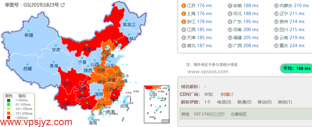 ServerHost美国达拉斯VPS到国内的延迟速度测试